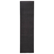 vidaXL fekete természetes szizálszőnyeg 66x250 cm (136319) lakástextília