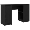 vidaXL fekete tölgy forgácslap íróasztal 120x42x76 cm (861815)
