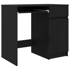 vidaXL fekete tölgy forgácslap íróasztal 86x49x76 cm (861824) íróasztal