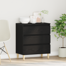 vidaXL Fekete tölgy kis szekrény 60x35x70 cm Műanyag bútor