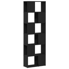 vidaXL fekete tölgy könyvszekrény/térelválasztó 60 x 24 x 186 cm (862078) bútor