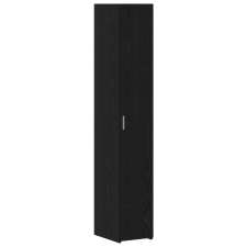 vidaXL fekete tölgy magas tároló 30x42,5x185 cm mérnöki fával (3365578) bútor