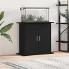 vidaXL fekete tölgy szerelt fa akváriumi állvány 81x36x73 cm