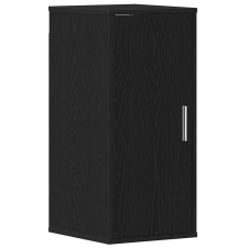 vidaXL fekete tölgy szerelt fa cipőszekrény 32x35x70 cm (862075) bútor