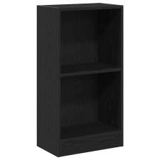 vidaXL fekete tölgy szerelt fa könyvespolc 40x24x76 cm (862000) bútor