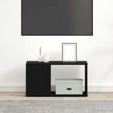 vidaXL fekete tölgy színű szerelt fa TV-szekrény 60x24x32 cm (862077) bútor