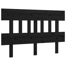 vidaXL fekete tömör fenyőfa ágyfejtámla 183,5x3x81 cm (819139) ágy és ágykellék