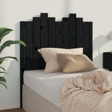 vidaXL fekete tömör fenyőfa ágyfejtámla 96x4x110 cm ágy és ágykellék