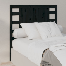 vidaXL fekete tömör fenyőfa fejtámla 81 x 4 x 100 cm ágy és ágykellék