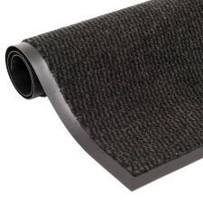 vidaXL fekete tűzött lábtörlő 60 x 150 cm lakástextília