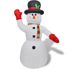 vidaXL Felfújható hóember 240 cm karácsonyi dekoráció