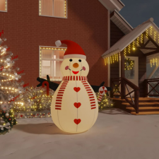 vidaXL Felfújható hóember LED-ekkel 250 cm karácsonyi dekoráció