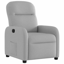 vidaXL felhőszürke szövet dönthető fotel (4015531) bútor