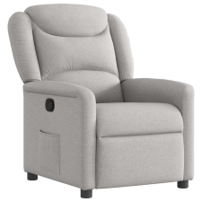 vidaXL felhőszürke szövet dönthető fotel (4015605) bútor
