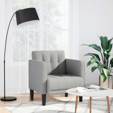 vidaXL felhőszürke szövet kanapészék karfás szék 53 cm bútor