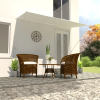 vidaXL Feltekerhető krémszínű napellenző 300 x 150 cm