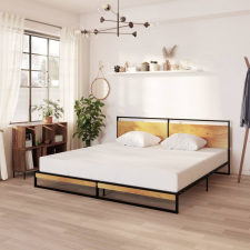 vidaXL Fém ágykeret 200 x 200 cm ágy és ágykellék