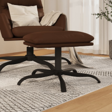 vidaXL fényes barna műbőr lábzsámoly 45x29,5x36 cm bútor