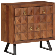 vidaXL fiókos szekrény mézbarna 70x35x70 cm tömörfa akácfa bútor