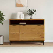 vidaXL FLAM tömör fenyőfa fiókos szekrény 110 x 40 x 80 cm bútor