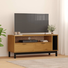 vidaXL FLAM tömör fenyőfa TV-szekrény 110 x 40 x 50 cm bútor