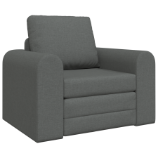 vidaXL Floor Kanapéágy 2 az 1-ben Sötétszürke 98x71x83 cm Szövet (4106656) bútor