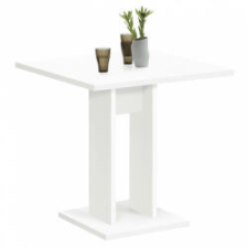 vidaXL FMD fehér étkezőasztal 70 cm (428690) bútor