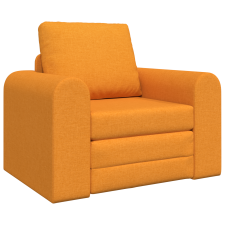 vidaXL Földi kanapéágy 2 az 1-ben Sötét Sárga 98x71x83 cm Textil (4106663) bútor