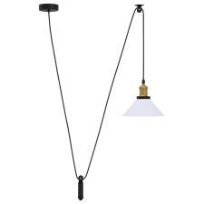 vidaXL függőlámpa Magassága állítható E27 fényes fehér Ø 22 cm fém (4103450) világítás