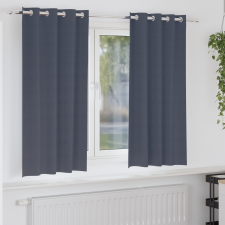 vidaXL Függönyök 2 pcs Antracitszürke 175 x 140 cm Poliészter lakástextília