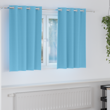 vidaXL Függönyök 2 pcs Világos kék 140 x 140 cm Poliészter lakástextília