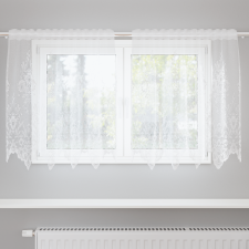 vidaXL Függönyök függönyökkel Fehér 150 x 80 cm Poliészter lakástextília