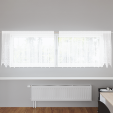 vidaXL Függönyök függönyökkel Fehér 300 x 80 cm Poliészter lakástextília