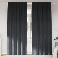 vidaXL Függönyök Világosszürke Poliészter 140 x 245 cm Függönyök lakástextília