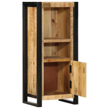 vidaXL fürdőszoba szekrény 40x30x90 cm tömörfa nyers mangó (4013609) fürdőszoba bútor