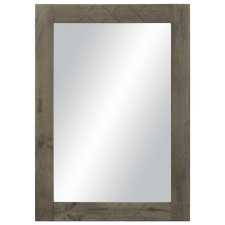 vidaXL fürdőszoba tükör szürke 50x3x70 cm tömörfa mangó szürke (4017715) fürdőszoba bútor
