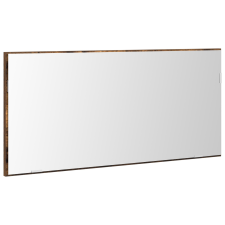vidaXL Fürdőszobai Tükrös Szekrény LED Fénnyel, Füstölt Tölgy, 80x37 cm (863303) fürdőszoba bútor