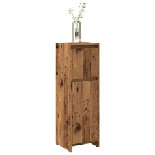 vidaXL Fürdőszobaszekrény régi fa 30x30x95 cm gépelt fa fürdőszoba bútor