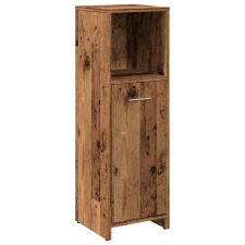 vidaXL Fürdőszobaszekrény régi fa 30x30x95 cm gépelt fa (856033) fürdőszoba bútor