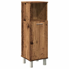 vidaXL Fürdőszobaszekrény régi fa 30x30x95 cm gépelt fa (856137) fürdőszoba bútor