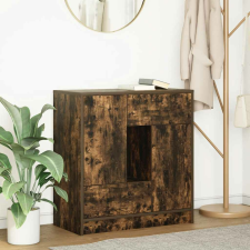 vidaXL füstölt tölgy komód fiókokkal és ajtókkal 70,5x34x74,5 cm bútor