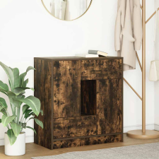 vidaXL Füstölt tölgy komód fiókokkal és ajtókkal 70,5x34x74,5 cm bútor
