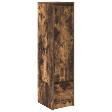 vidaXL füstölt tölgy szerelt fa magasszekrény 29,5x34x119,5 cm (861656) bútor