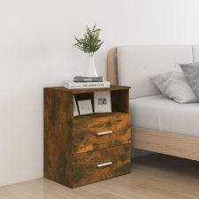 vidaXL füstös tölgy színű éjjeliszekrény 50 x 32 x 60 cm bútor