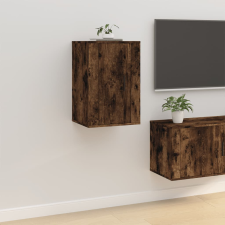 vidaXL füstös tölgy színű fali TV-szekrény 40x34,5x60 cm bútor