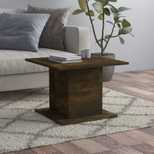 vidaXL füstös tölgy színű forgácslap dohányzóasztal 55,5x55,5x40 cm bútor