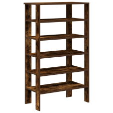 vidaXL füstös tölgy színű szerelt fa cipőtartó 61x32x105 cm (859864) bútor