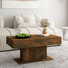 vidaXL füstös tölgy színű szerelt fa dohányzóasztal 96 x 50 x 45 cm bútor