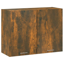 vidaXL füstös tölgy színű szerelt fa függőszekrény 80 x 31 x 60 cm bútor
