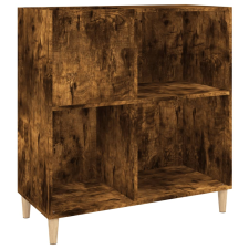 vidaXL füstös tölgy színű szerelt fa hanglemezszekrény 84,5x38x89 cm (831994) bútor